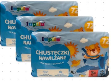 CHUSTECZKI NAWILŻANE LUPILU COMFORT 3 X 72 SZTUKI