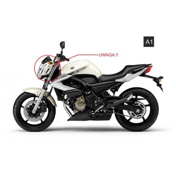 SZYBA MOTOCYKLOWA LOSTER YAMAHA XJ 6N 2009-2016