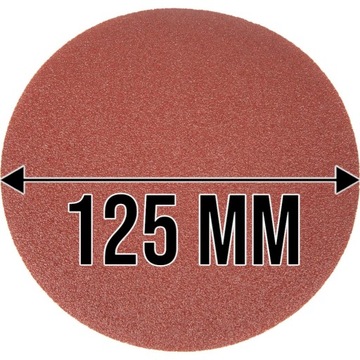 ДИСК ШЛИФОВАЛЬНОЙ БУМАГИ VELCRO 125 мм P320 ДЛЯ НАБОРА ШЛИФОВАЛЬНОЙ МАШИНЫ 20 шт.