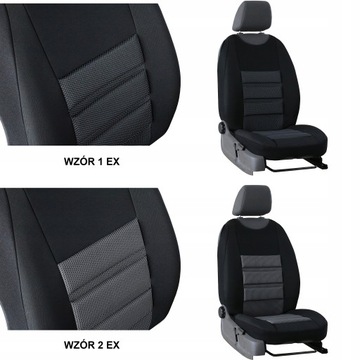 MATA TŁOCZONA 1 sztuka POKROWIEC NA FOTEL DO VW TOURAN 3