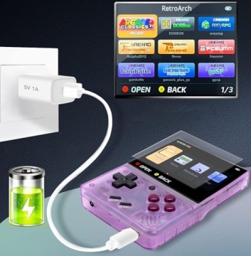 ПОРТАТИВНАЯ ИГРОВАЯ КОНСОЛЬ MIYOO MINI PLUS НА 15 000 ИГР + TF КАРТА 128G