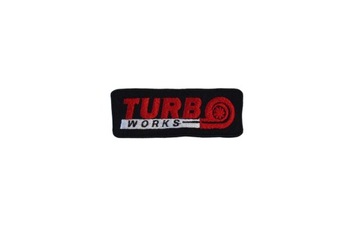 Нашивка TurboWorks 10 х 3,5 см.