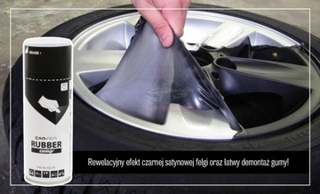 РЕЗИНОВАЯ ФОЛЬГА СПРЕЙ МАТОВЫЙ ЧЕРНЫЙ 400МЛ