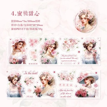 1Roll 2M PET Tape came Flowers Girl Material loop Adhesives Handbook Suppli