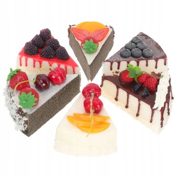 6pcs Fake Dessert Dessert Shop Simulated Cake