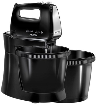 Mikser MPM MMR-22Z/C 750W 5 prędkości Funkcja Turbo 2 misy o pojemności 3l