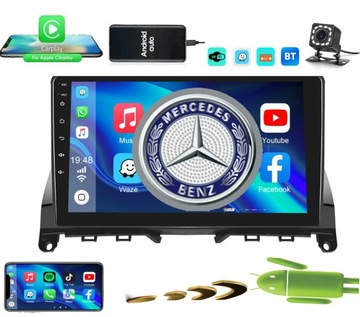 MERCEDES W204 ANDROID RADIO NAWIGACJA GPS WIFI BT