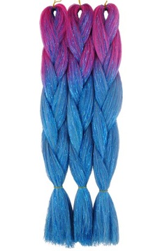 WŁOSY SYNTETYCZNE KOLOR WARKOCZYKI BROKAT MB.221N