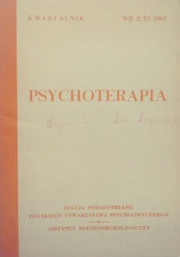 Psychoterapia nr 2/53/1985