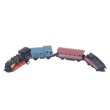 Винтажная игрушечная модель паровоза из сплава