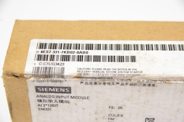 Модуль Siemens 6ES7 331-7KB02-0AB0 6ES7331-7KB02-0AB0