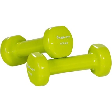 ZESTAW 2 X HANTELKI WINYLOWE MOVIT 0,75 KG