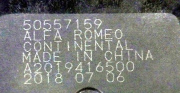 ALFA ROMEO STELVIO 2.0 CZUJNIK TEMPERATURY SPALIN