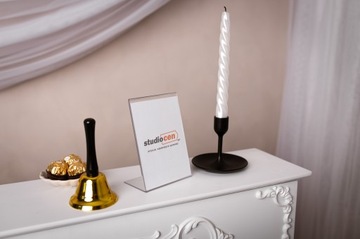 Вертикальный информационный стенд/презентер из оргстекла - А6