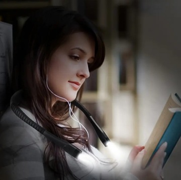 ГИБКАЯ СВЕТОДИОДНАЯ ШЕЙНАЯ ЛАМПА ДЛЯ ЧТЕНИЯ КНИГ