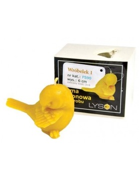 Forma silikonowa do świec z wosku Wróbelek 1 6cm
