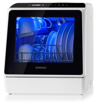 MAŁA MINI ZMYWARKA STOŁOWA NABLATOWA WOLNOSTOJĄCA 6 PROGRAMÓW NIEMIECKA
