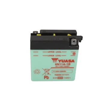 Аккумулятор YUASA 6В 11Ач P+ 6N11A-1B 6N11A-1B YUASA 6N11A-1B YUASA