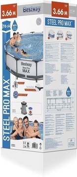 Каркасный САДОВЫЙ БАССЕЙН Bestway 366x76 MAX 22в1