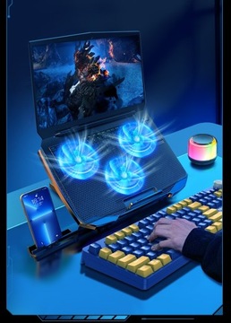 ОХЛАЖДАЮЩАЯ ПОДСТАВКА ДЛЯ НОУТБУКА до 16 ДЮЙМОВ