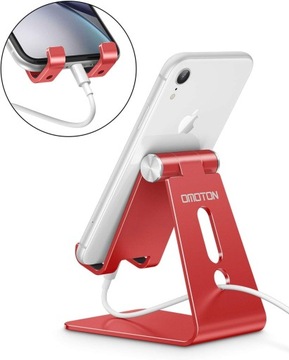 Regulowany stojak na telefon komórkowy, OMOTON Aluminium De