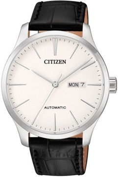 ZEGAREK MĘSKI CITIZEN NH8350-08B KLASYCZNY AUTOMAT DAY-DATE NA PASKU 40MM