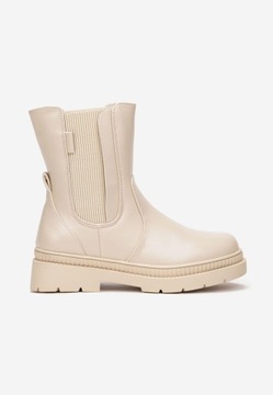 Born2Be Бежевые Сапоги 32 Зима Текстильный материал