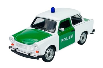 WELLY TRABANT 601 POLICJA 1:24 METALOWY NOWY MODEL POLIZEI