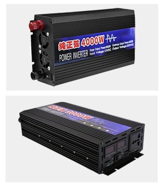 PRZETWORNICA PRĄDU NAPIĘCIA CZYSTY SINUS!! 12V 230V 3000W WYSYLKA Z POLSKI