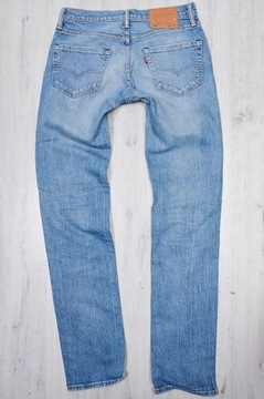 LEVIS 511 SLIM JEANSY spodnie męskie niebieskie PREMIUM 29/34 pas 74