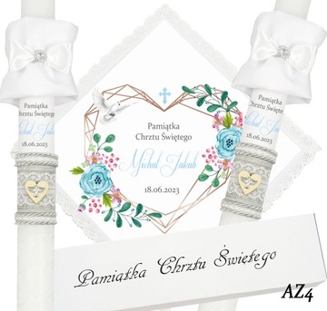 БЕЛАЯ ОДЕЖДА И КРЕЩЕСТВЕННАЯ СВЕЧА КРЕЩЕННОЕ ИМЯ