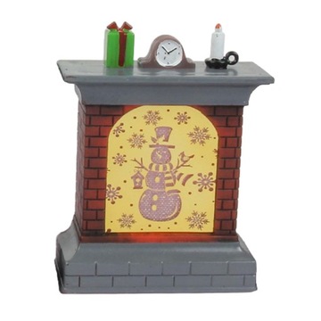 Зажгите рождественский камин, реквизит для фото, рождественский декор для камина, снеговик