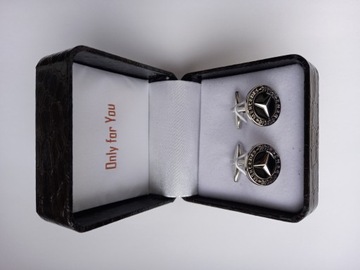 Exciting spinki do mankietów koszuli Mercedes Benz