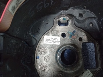 КОЖАНЫЙ РУЛЬ PASSAT B6 GOLF V, НАКЛАДКИ R LINE