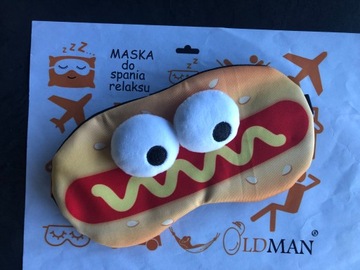 OLDMAN EYEBLADDER RELAXATION SLEEPING MASK ON HOT DOG Резинка