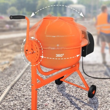 СТРОИТЕЛЬНАЯ БЕТОНОСМЕСИТЕЛЬ МАЛЕНЬКАЯ 70Л TIMBERTECH