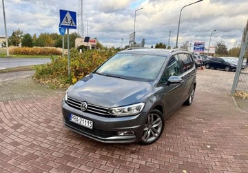 Volkswagen Touran III 1.4 TSI 150KM 2018 Volkswagen Touran 1.4Tsi 150 PS Full led NAVI Extra stan 1.4 Benzyna