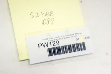 PW129 SKODA SCALA SKLO (OKNO) DVEŘE PRAVÝ PŘEDNÍ 19R