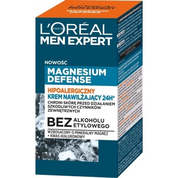 LOREAL Men Expert Magnesium krem nawilżający