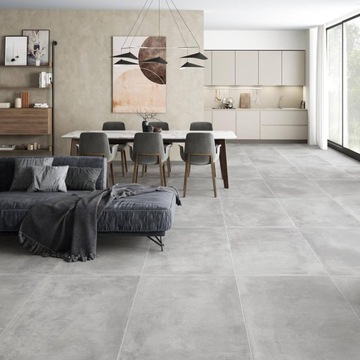 Płytki Ceramiczne Podłogowe Gres Elite Gris matowy