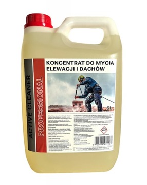 Płyn środek ACTIVE CLEANER do czyszczenia mycia elewacji i dachu 5l