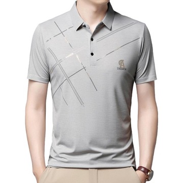Męska koszulka wędkarska pochłaniająca pot Top 2XL szara