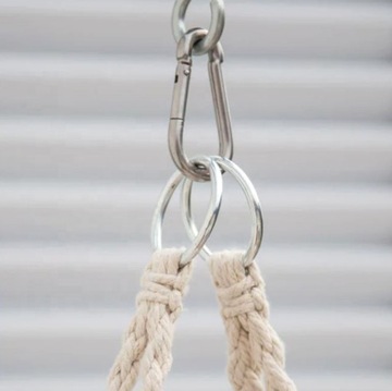 Плетеный садовый подвесной стул * гамак макраме *