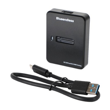 Док-станция Адаптер SSD NVME/SATA Карманный накопитель M.2 USB-C 10 ГБ