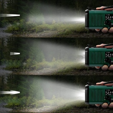 ПОРТАТИВНЫЙ СОЛНЕЧНЫЙ РАДИО-СИГНАЛИЗАЦИЯ АВАРИЙНЫЙ ДИНАМОФОНАРЬ 10000 мАч