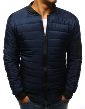 KURTKA MĘSKA PIKOWANA BOMBER JACKET tx2205 - M