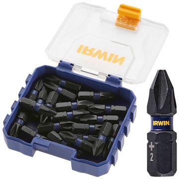 IRWIN BIT BITY KOŃCÓWKA GROT UDAROWY GROTY UDAROWE IMPACT PH2 25mm (20szt.)