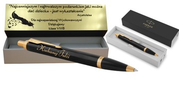 Długopis Parker Stalowy Grawer Prezent XL czarny