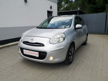 Nissan Micra IV Hatchback 5d 1.2 80KM 2011 Nissan Micra 1,2 16v 80 KM Klimatr Panorama Navi