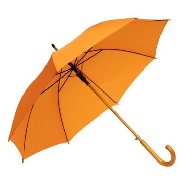 Parasol parasolka długa automatyczna elegancka 103 cm drewniana rączka